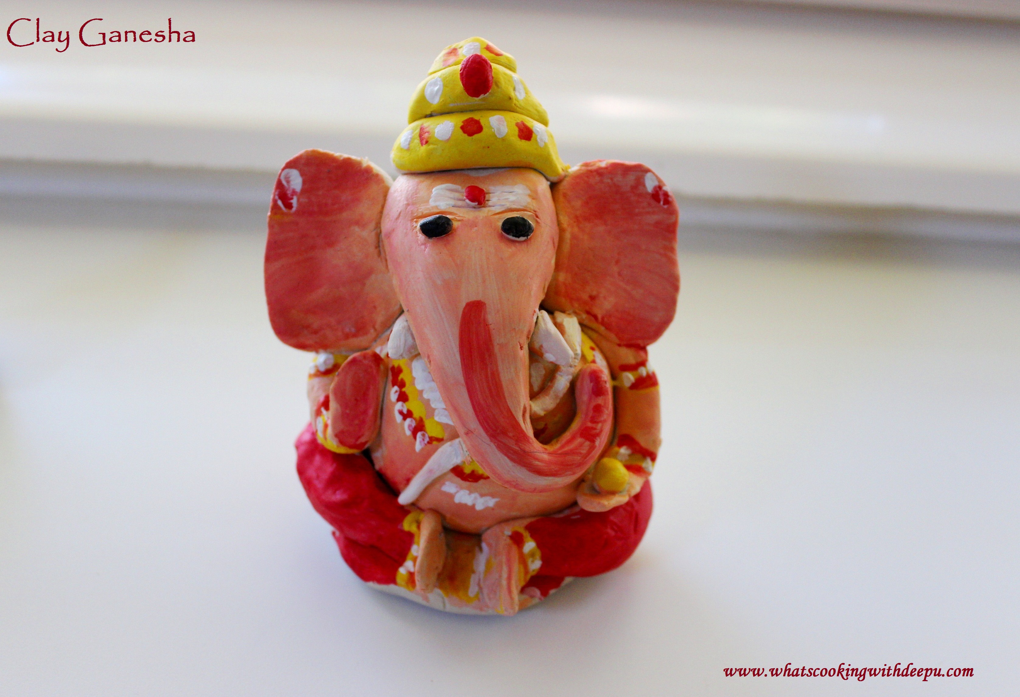 How to Make Clay Ganesha... - What's Cooking with Deepu